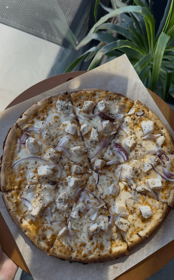 Buffalo chicken pizza